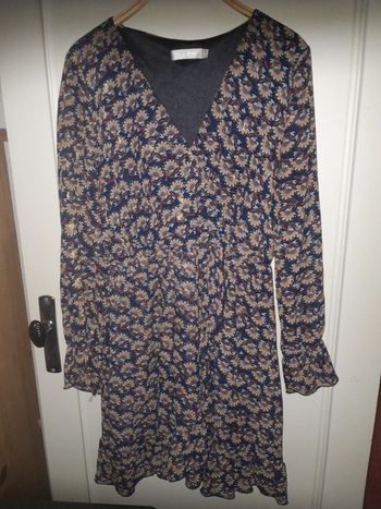Robe en voile flamant rose