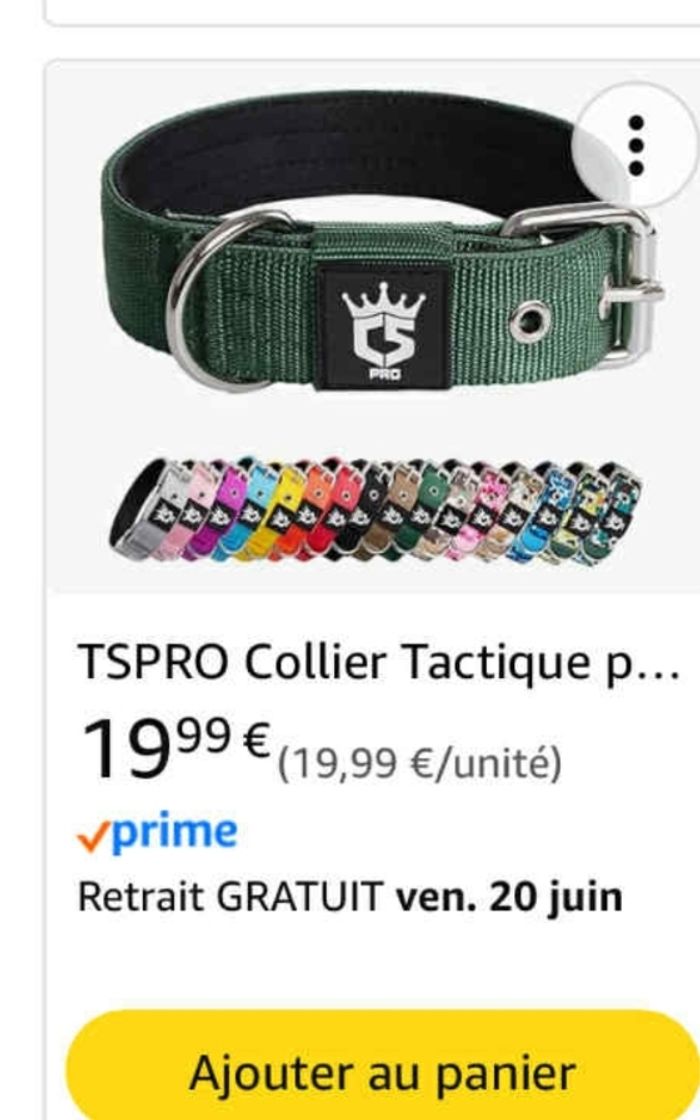 Collier chien TSPRO neuf - photo numéro 5