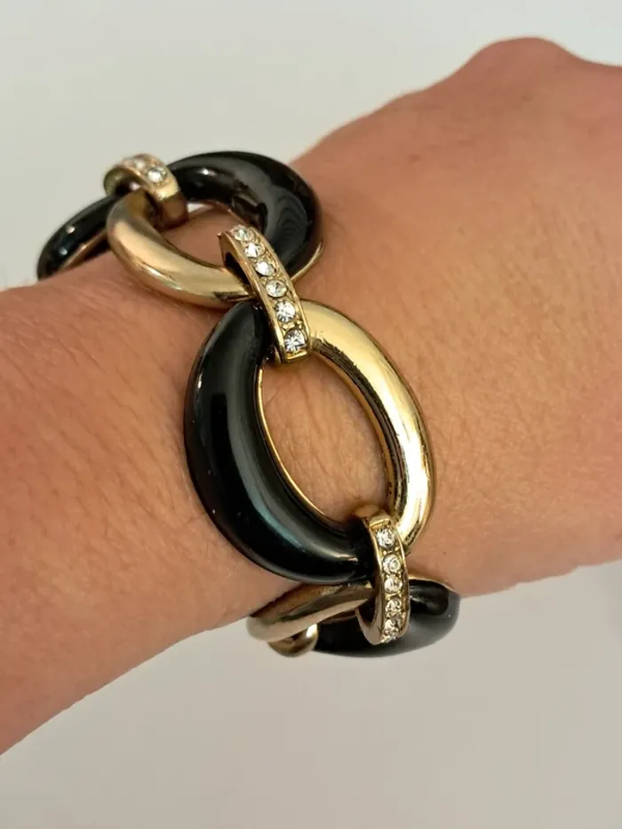 Bracelet vintage gros maillons - photo numéro 2