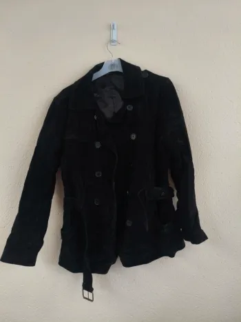 Manteau en cuir - vintage dressing - taille 42