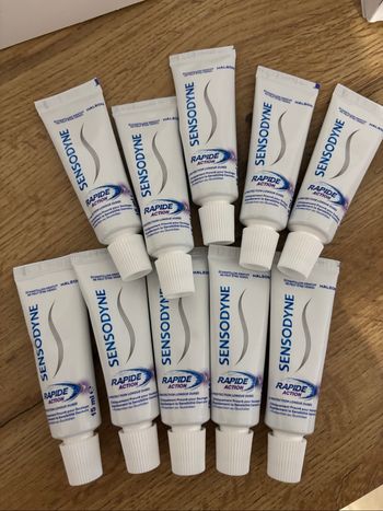 Lot de 10 sensodyne rapide