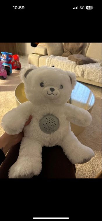 Peluche veilleuse 