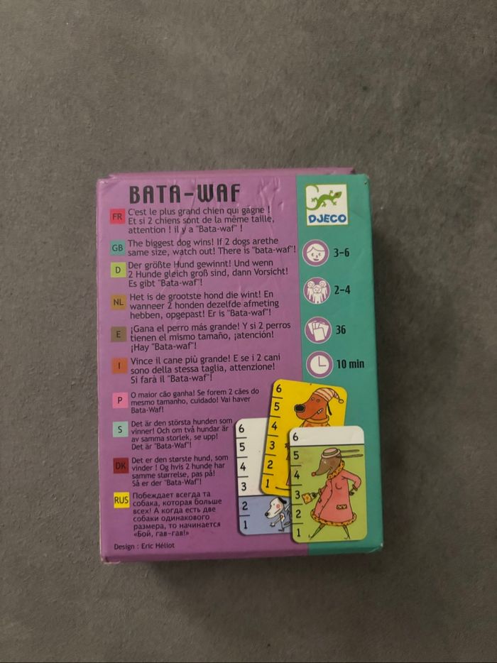 Bata-waf jeu de bataille 3/6 ans - photo numéro 2