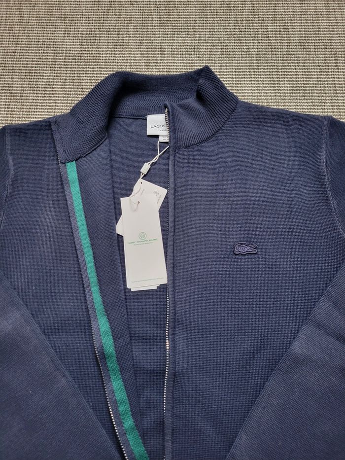 Veste Zippé Lacoste Bleue - photo numéro 8