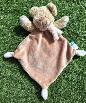 Doudou plat Ours beige / Echarpe - Tex Baby