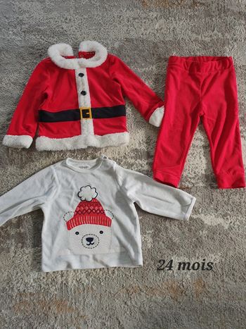 Pyjamas de Noël 24 mois