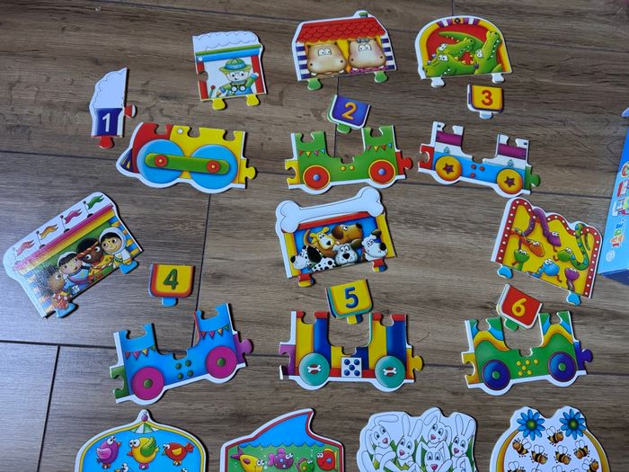 Puzzle train les chiffres - photo numéro 3