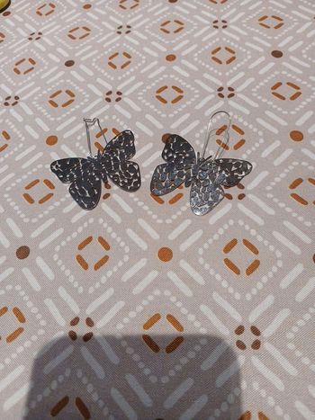 Boucles d'oreilles papillon