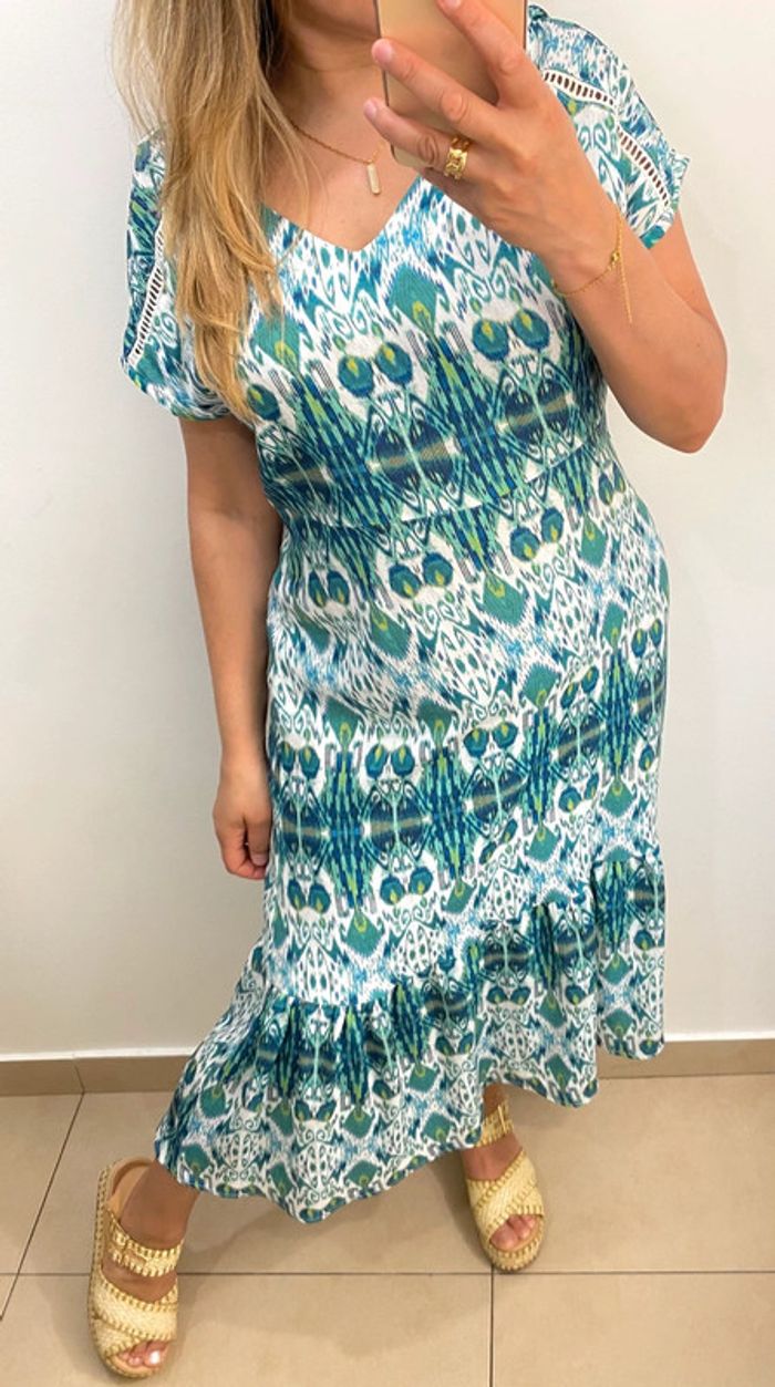 Robe longue imprimée - photo numéro 6