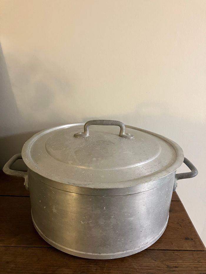 Ancienne grande marmite professionnelle-Bourgeat