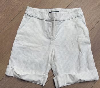 Short Morgan rayé blanc argenté pailleté en 34