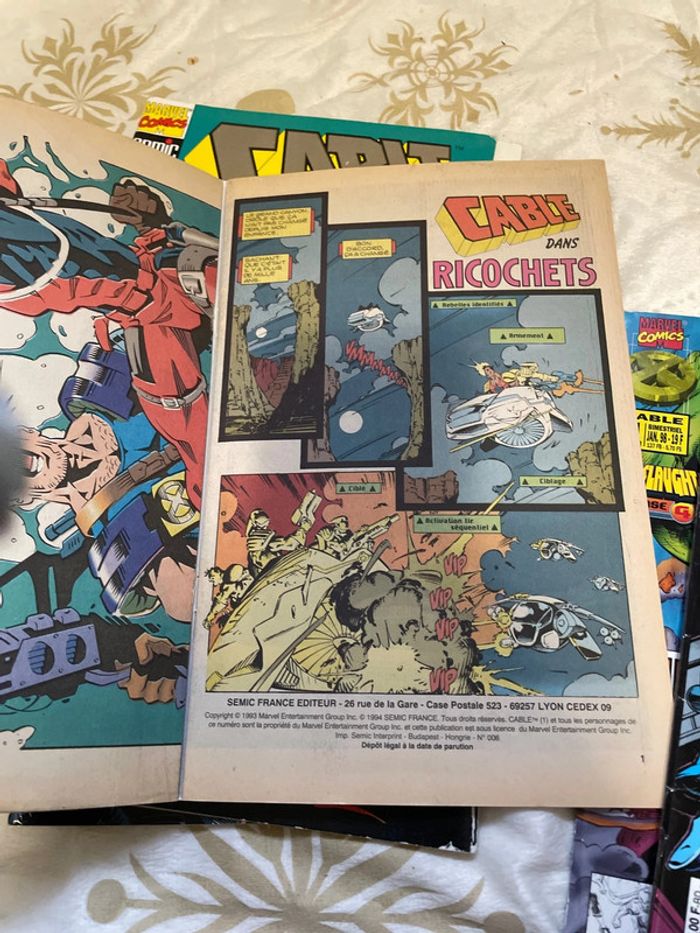 Lot de 7 magazines Cable vintage Marvel Comics - photo numéro 12