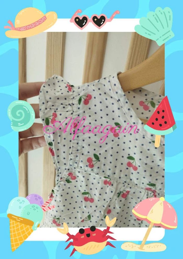 Pyjama okaidi 8ans été cerises - photo numéro 6