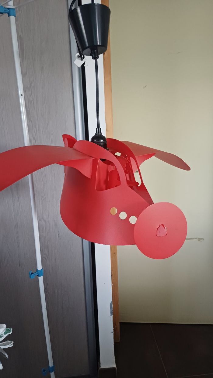 Lampe suspension enfants avion - photo numéro 2