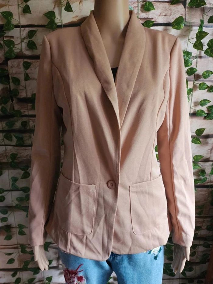 🌸Blazer Rose Gold Chic Me Taille 38🌸 - photo numéro 2