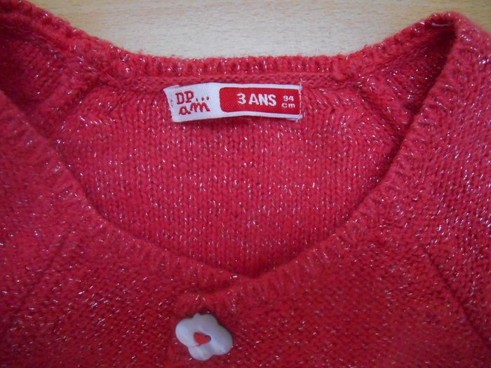 Gilet court fille 3-4 ans / DP..am - photo numéro 3