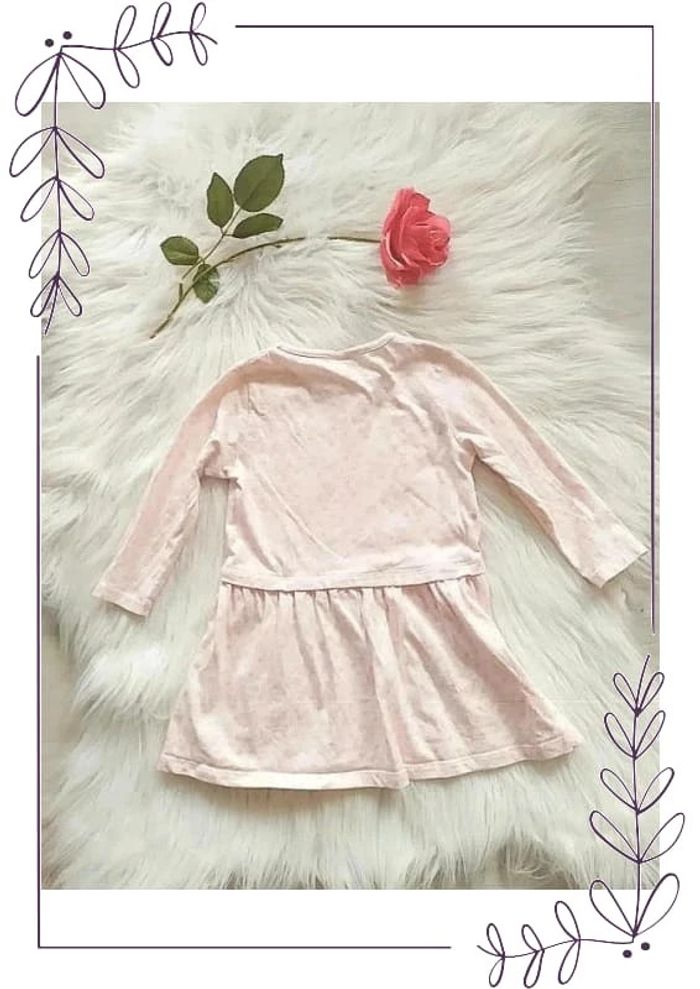 Robe en coton manches longues bébé fille 18 mois - photo numéro 2