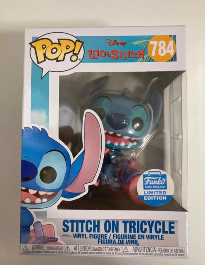 Funko Disney Stitch on Tricycle 784