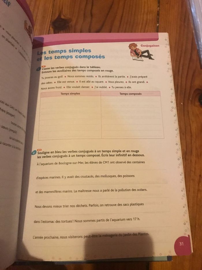 Étude de la langue cahier d’entraînement CM1 bordas - photo numéro 5
