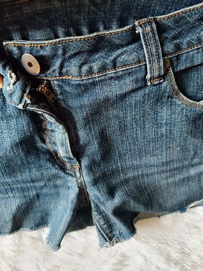 Short en jean mid waist T. 44 Camaïeu - photo numéro 8
