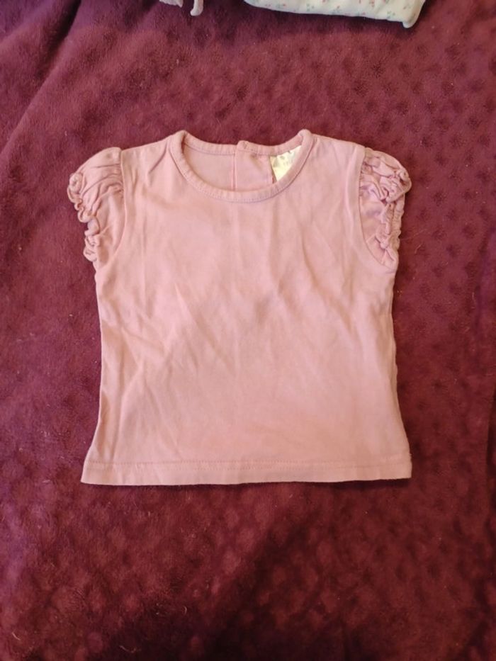 Tee shirt manche courte 12 mois