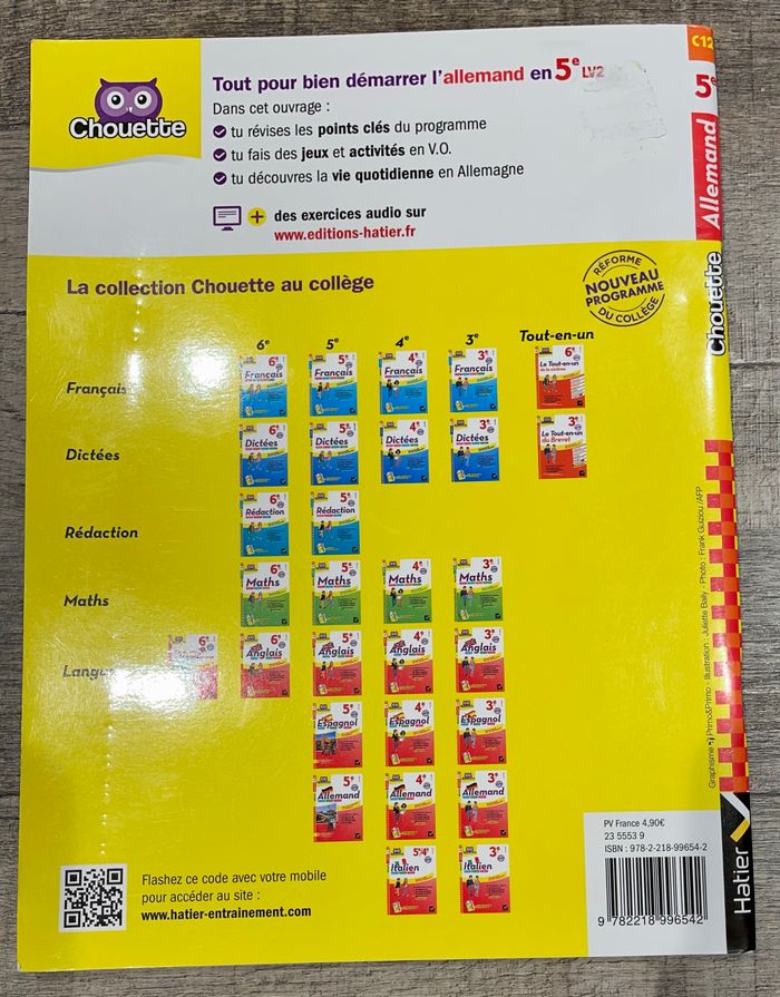 Cahier de travail « Allemand 5e Lv2» - photo numéro 2