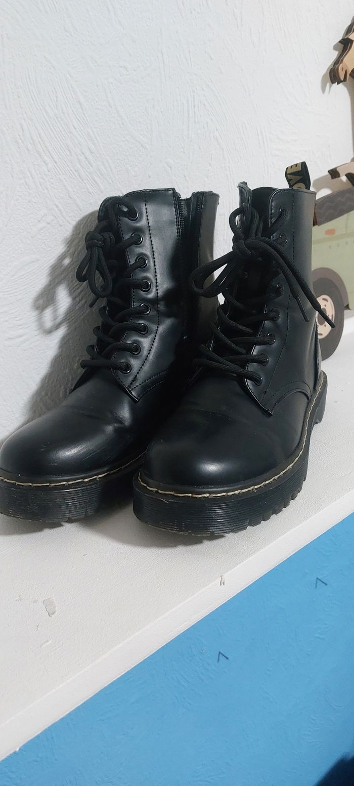 Botine noire 39 portée 1 fois