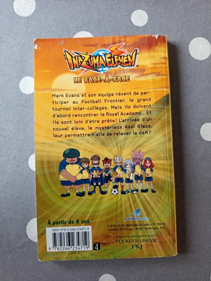 Inazuma Eleven roman Tome 1 - photo numéro 3