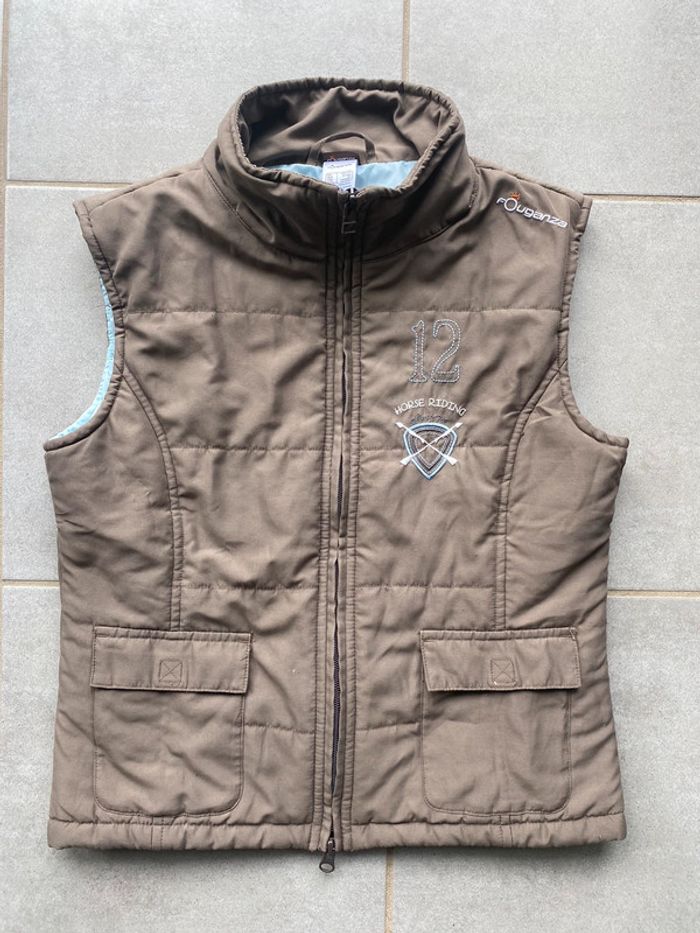 Veste sans manches d’équitation 14ans