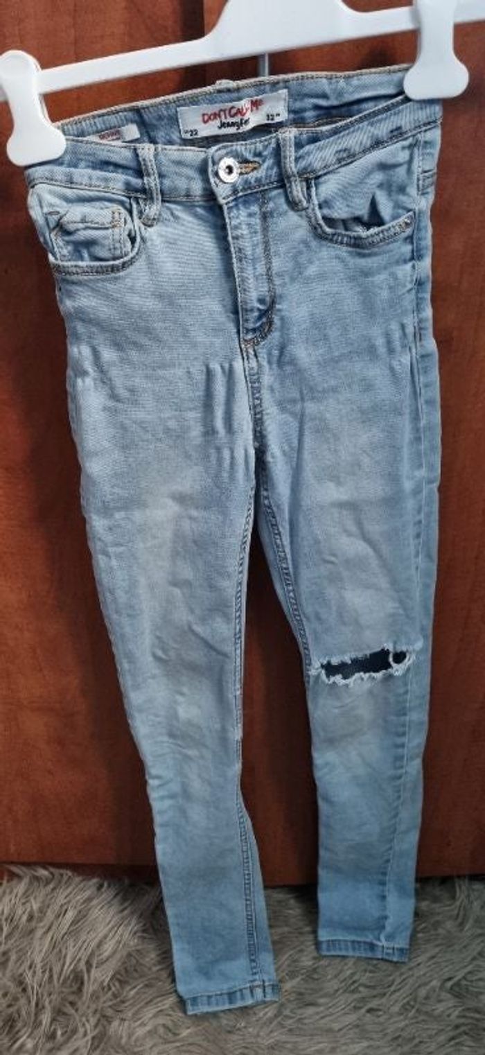 Jeans Skinny (High Waist) Jennyfer 32 (12ans) - photo numéro 1