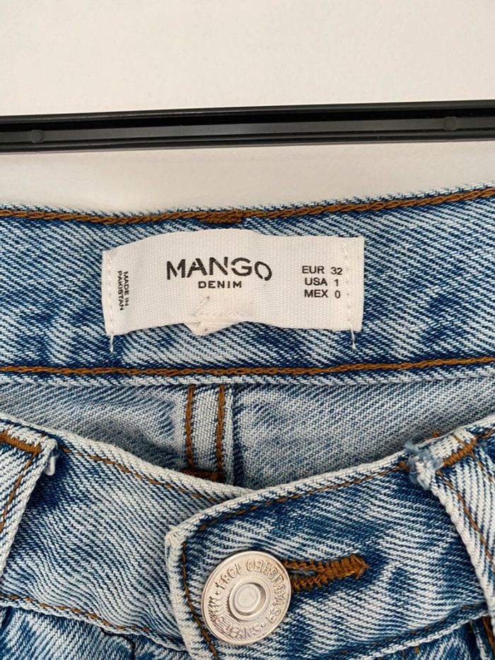 Short court en jean mango xxs - photo numéro 3