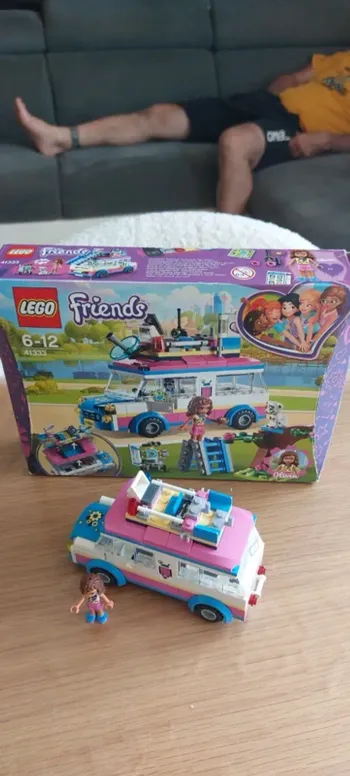 Lego camion de mission d olivia