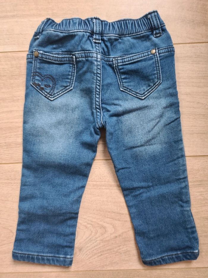 Pantalon jeans vertbaudet 12 mois - photo numéro 2