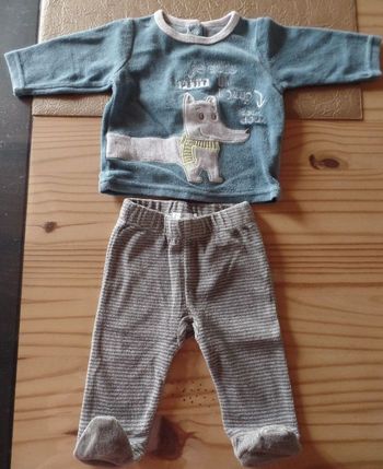 Pyjama velours  bébé