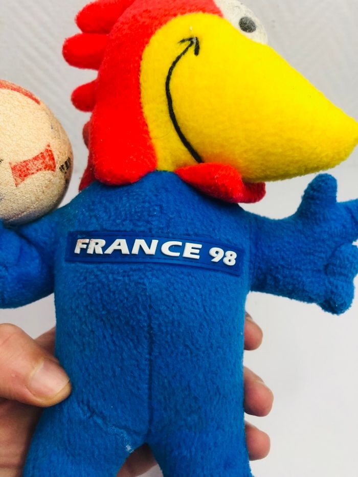 Peluche mascotte Footix France 98 - photo numéro 6