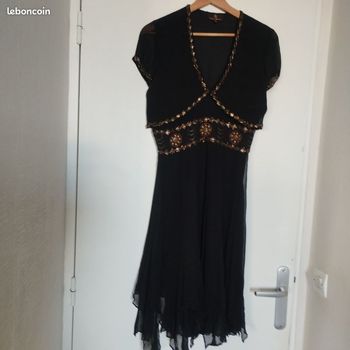 Robe et Boléro en soie Paul Brial