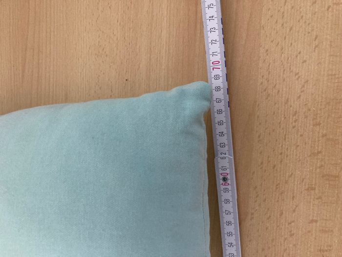 grand coussin bleu/vert - photo numéro 7