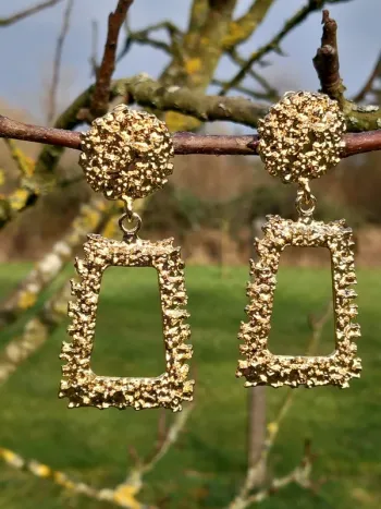 Boucles d'oreilles à clip boutique chic