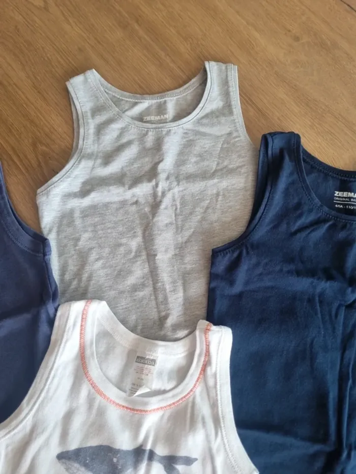 Lot 4 t-shirt sans manche - photo numéro 4
