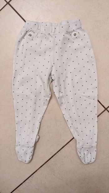 Donne pantalon avec pied fille 2 ans