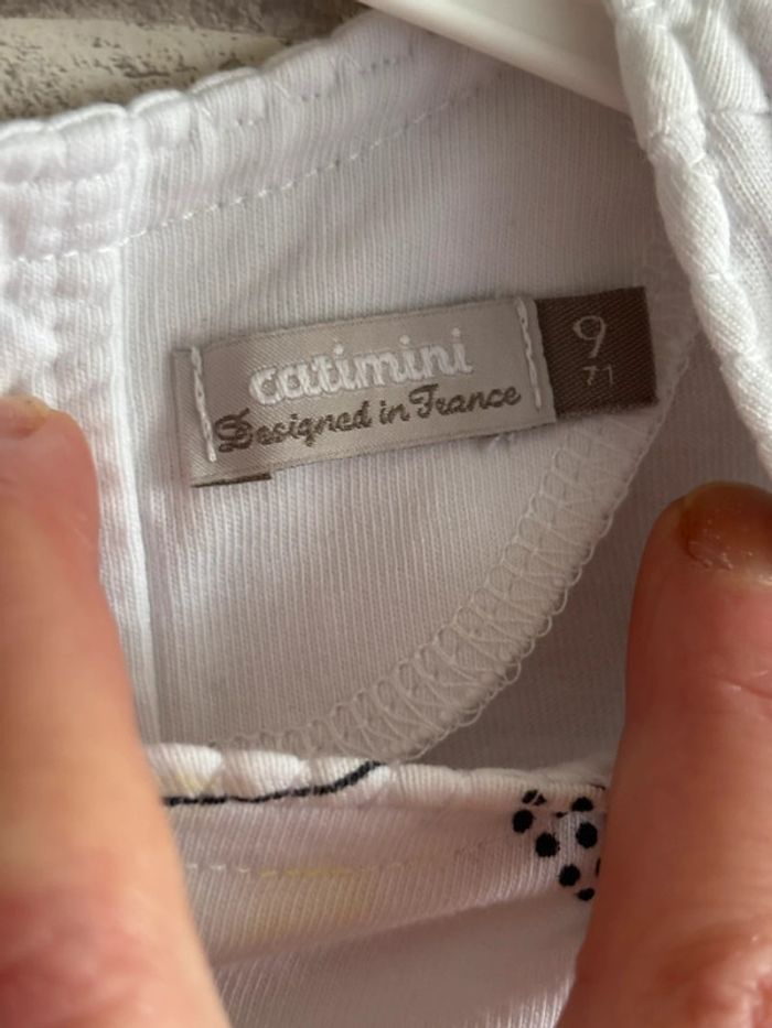 Tee shirt catimini taille 9 mois - photo numéro 3