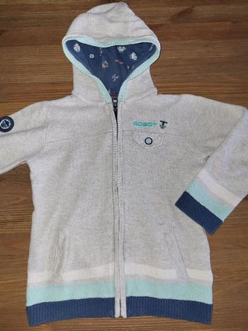 gilet a capuche sweat sergent major 6 ans