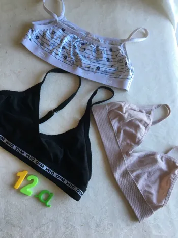 Lot de 3 brassières Ado 12 ans