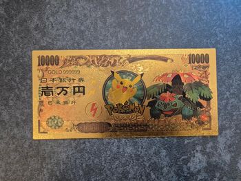 Billet OR à collectionner Pokemon