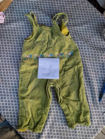 Salopette épaisse bébé fille 18 mois