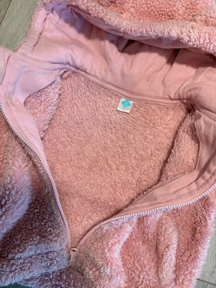 Veste moumoute 9mois fille - photo numéro 4