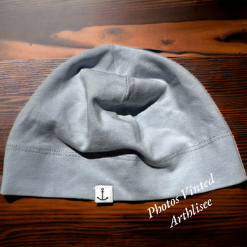 Bonnet jersey bleu clair H&M 2 - 6 mois NSE (2€)