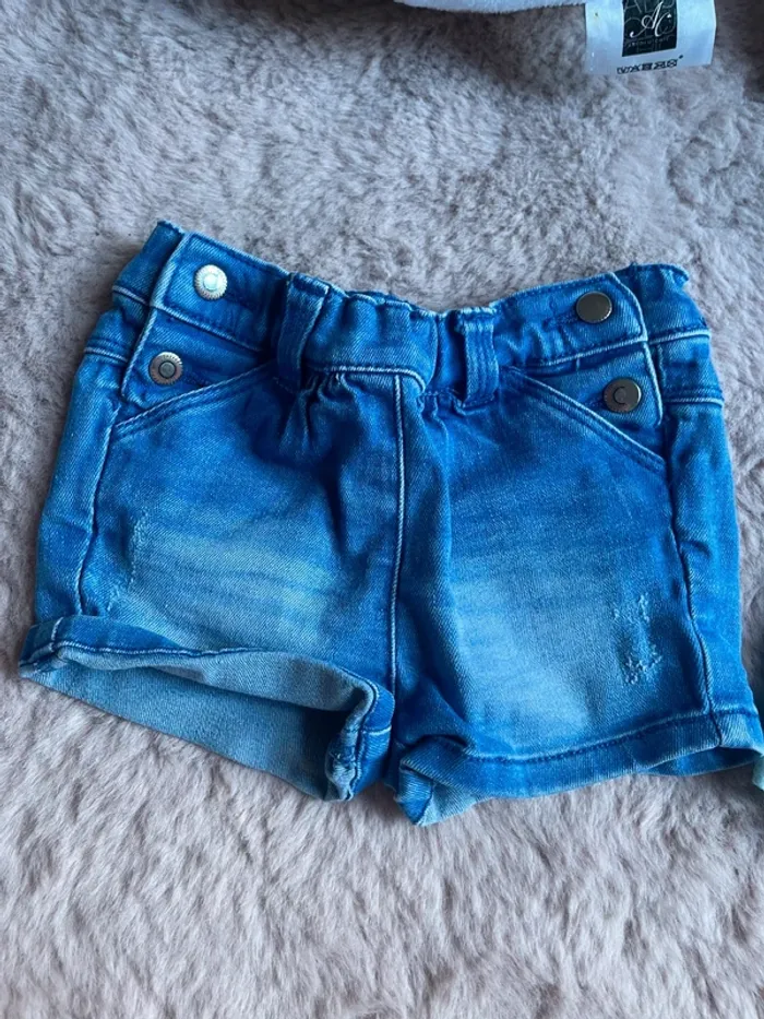 Ensemble short+tee shirt 12m - photo numéro 2