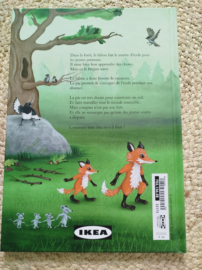 Livre enfant, Le Hibou part en vacances, Skogsliv, Ikea, Neuf - photo numéro 2