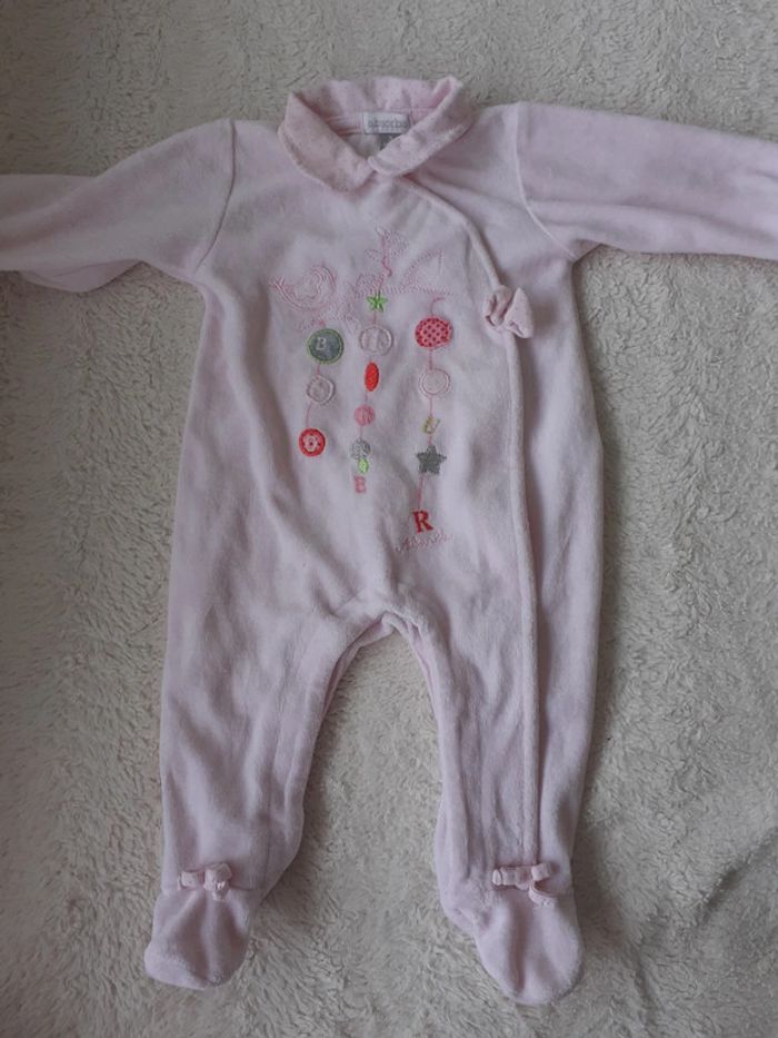 Pyjama fille 3 mois rose Absorba